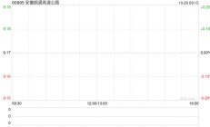 安徽皖通高速公路公布第三季度业绩 归母净利润约4.11亿元同比减少19.57%