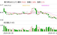 赛力斯：拟投资华为旗下引望公司 支持其成为智能驾驶领导者