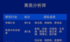 中信建投证券荣获“第六届新浪财经金麒麟最佳分析师评选”19项大奖