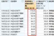 嘉实基金A500ETF上市以来资金净流入36.5亿元同类倒数第二