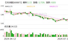 石化油服：预计2024年半年度净利润同比增长38.7%