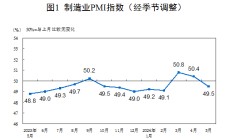 国家统计局：5月制造业PMI为49.5%，比上月下降0.9个百分点