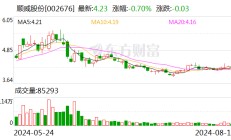 顺威股份：2024年半年度净利润约4081万元 同比增加34.52%