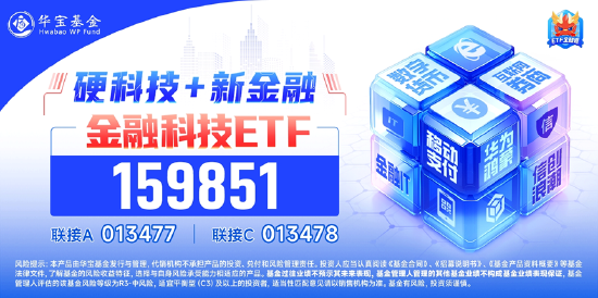 “AI+金融”全面走强！金融科技ETF（159851）放量拉涨逾2%，信雅达快速涨停，大智慧斩获5天4板